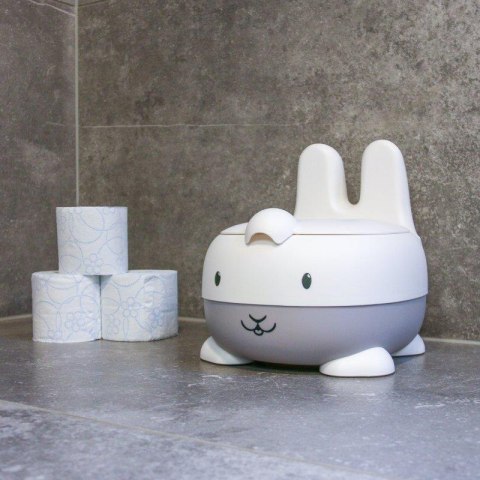 B-Nocnik Bo Jungle króliczek grey/white