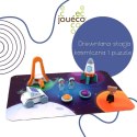 Drewniana stacja kosmiczna i puzzle