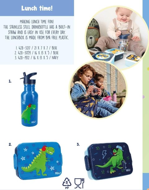 Lunch box PRET Dragon Navy