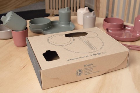 TINY BIObased Zestaw naczyń Dinnertime Mokka