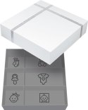 Dooky Odcisk bobasa, potrójna ramka i MEMORY BOX