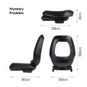 Fotelik row. Bobike Junior ONE black/dark grey