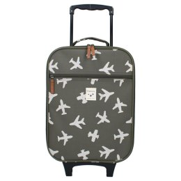 Walizka dla dzieci KIDZROOM Airplane khaki