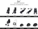 Fotelik row. Bobike GO MINI urban black
