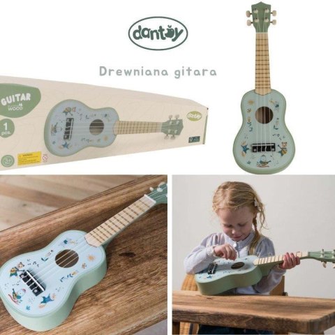 Drewniana gitara dla dzieci DANTOY