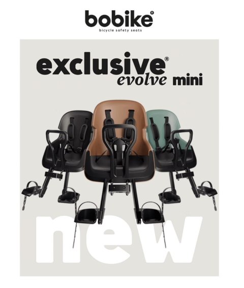 Fotelik row. exclusive Mini EVOLVE cinnamon brown