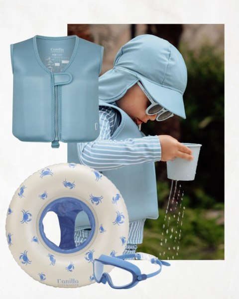 Koło do pływania Baby Azure Craby Vanilla Copenhag