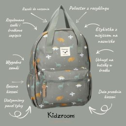 Plecak dla dzieci L Small Dino Green KIDZROOM