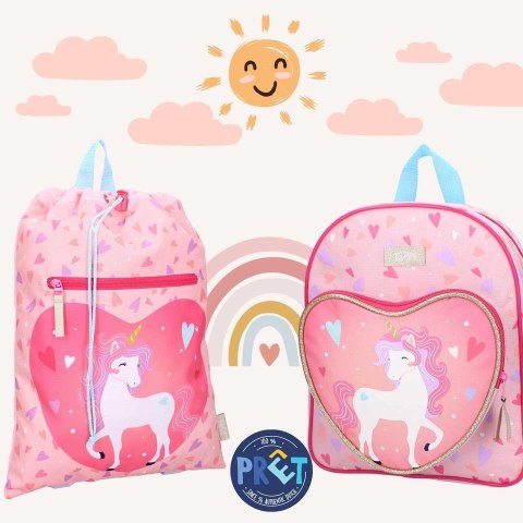 Plecak dla dzieci PRET Happy Unicorn pink