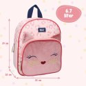 Plecak dla dzieci PRET Kotek Giggle velvet pink