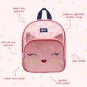 Plecak dla dzieci PRET Kotek Giggle velvet pink