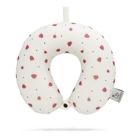 Poduszka podróżna rogal Travel Ladybug dla dzieci