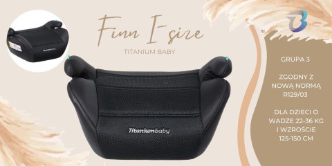 Fotelik samochodowy FINN I-size Titanium Baby