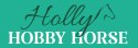 Holly Hobby Horse koń DELUXE na kiju 80cm beige