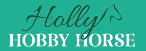 Holly Hobby Horse koń DELUXE na kiju 80cm beige