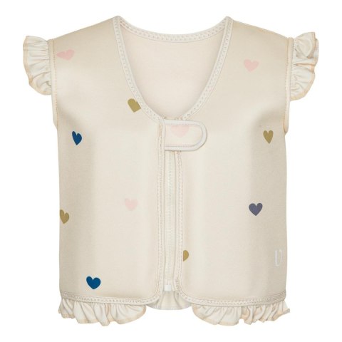 Kamizelka do pływania Neo Frill Milk Hearts 1-3L