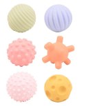 Kulki sensoryczne BIOplastik 6 szt Happy World 0m+