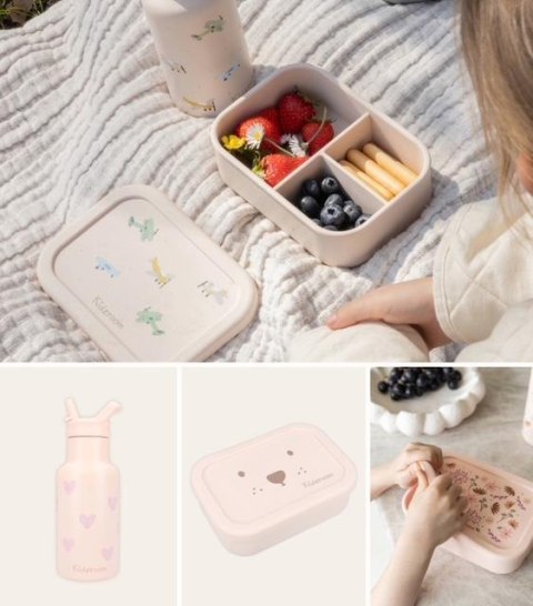 Lunchbox pojemnik silikon KIDZROOM Small Dino