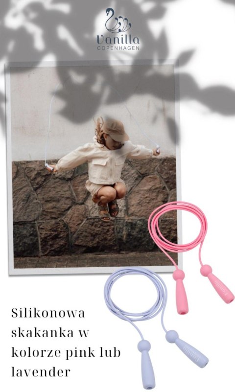 Silikonowa skakanka PINK Vanilla Copenhagen