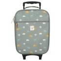 Walizka dla dzieci KIDZROOM Small Dino Green