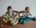 Kubek silikonowy z rurką dla dzieci Dinozaur SASSI