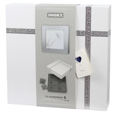 Dooky Odcisk bobasa 3D Deluxe ramka i MEMORY BOX