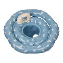 Koło do pływania Baby Blue Craby z siedziskiem