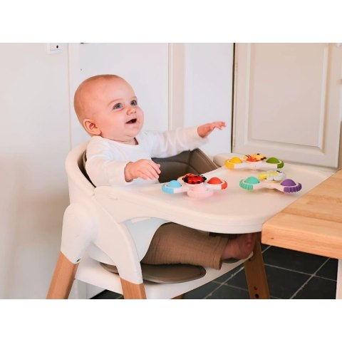 Sensoryczne spinnery z przyssawką 3 sztuki 12 m-cy